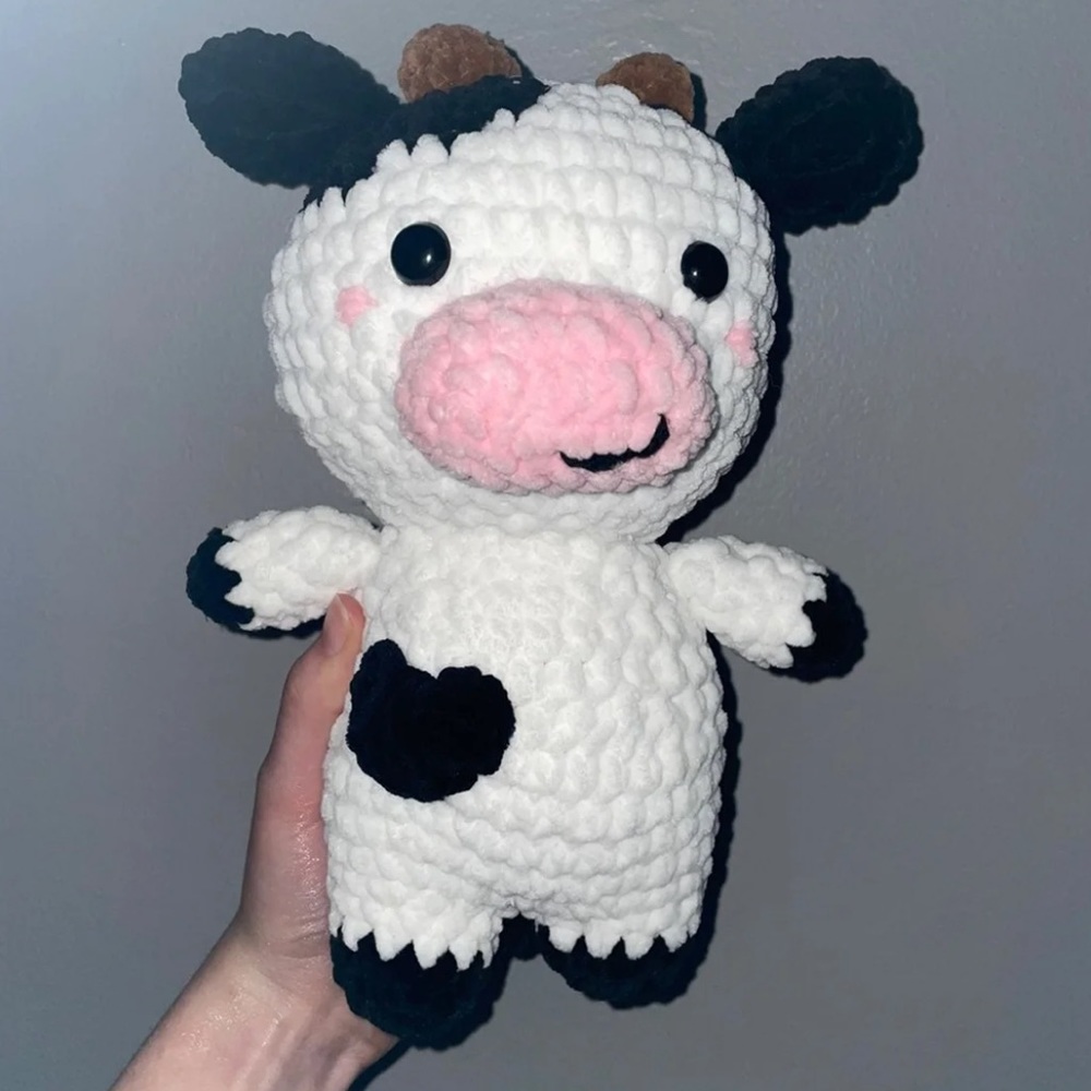 COPY - crochet cow amigurumi plushie